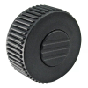 Female Grip Hand Wheel & Knob: Diameter, 1/4-20 Threads, Thermoplastic -- KBP-379 - Image