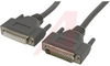 Cable Assembly; Male/Female D-Sub; 25 Position Shielded; 5 Foot; Chrome - 70005879 - Allied Electronics, Inc.
