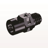 Threaded Connector, Barbed, Black - MS231 - Qosina Corp.