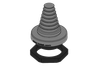 KEL-DPF Pyramid Cable Entry Grommets- for Single Cables with Diameters up to 70 mm, M25 - M85 / IP66 / IP68 / UL Type 12/4X* -- 42654 - Image