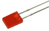 Led, Red, 5Mm X 2Mm, 1.2Mcd, 650Nm; Led Color Multicomp Pro - 14N9464 - Newark, An Avnet Company