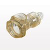 HFC Disconnect Connector, Body, Valved, Barbed - HFCD17639M - Qosina Corp.