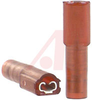 Terminal; 22-18 AWG; Brass; Nylon Insulated; Tin; 0.12 in.; Red; Female - 70111074 - Allied Electronics, Inc.