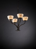 FAL-8780-35-DBRZ Mid. Chandeliers-Glass Up - 497817 - Capital Lighting, Inc.