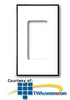Leviton 1-Gang Element Screwless Snap On Wallplates - D0301 - TelephoneStuff.com