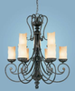 Mid. Chandeliers-Pillar Candle - 444892 - Capital Lighting, Inc.