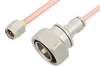 SMA Male to 7/16 DIN Male Cable 60 Inch Length Using RG402 Coax - PE36171LF-60 - Pasternack