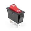 Rocker Switches - 1400-R4JBLKRILIF1 - New Yorker Electronics Co., Inc.