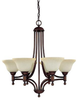4356BB-257 Mid. Chandeliers-Glass Up - 785933 - Capital Lighting, Inc.