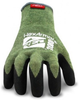 Hexarmor 2000 Black/Green 7 Kevlar/Steel Cut-Resistant Gloves - ANSI 4, EN 388 5 Cut Resistance - Nitrile Palm Only Coating - 2080 SZ 7 - 2080 SZ 7 - R. S. Hughes Company, Inc.