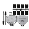 Connectors, Interconnects - D-Sub, D-Shaped Connectors - D-Sub, D-Shaped Connector Backshells, Hoods - 1363553-8655MH1501BLF - Win Source Electronics