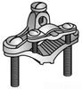 Conduit To Rod Clamp -- GCA-100-04B - Image