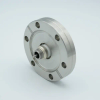 SMA Coaxial Feedthrough, 1 Pin, Floating Shield, 2.75″ Conflat Flange, Without Air-side Connector - A1983-2-CF - MPF Products, INC.