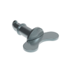DZUS® Lion Quarter-Turn Stud, Large Size, Wing, Steel Zinc Plate, Bright chromate - 85-12-260-16 - Southco