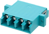Lc Internal Shutter Coupler, Quad, With Flange, Aqua Rohs Compliant L-Com - 97AC8794 - Newark, An Avnet Company