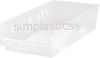 Storage Bins and Totes - QSB104CL - Simplastics