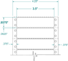 Perforated Address Label - Pinfeed - 110700 - Western Numerical Control