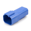 Amphenol Sine Systems AT04-4P-BLU 4-Way Connector Receptacle, DT04-4P Compatible, Blue - 39861 - Waytek, Inc.