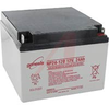 Battery; Lead-Acid; 24; 12 V; 166 mm L x 175 mm W x 125 mm H; 9; 9.5 Milliohms -- 70111510