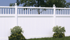 Privacy Vinyl Fence - Chesterfield with Victorian Accent - CertainTeed Corporation