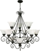 Large Chandeliers-Glass Shade - 290255 - Light Center (The)