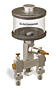 Clear View Multiple Feed Manual Lubricator, 9 oz Acrylic Reservoir, 2 Feeds, 1/4” OD Tube Outlets - B4463-009AB021W - Oil-Rite Corp.