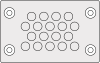 KEL-DPZ CR Multi-Membrane Cable Entry Plates- for the Use in Cleanrooms / up to IP66 / UL Type 12 - 43812.600 - icotek Corp
