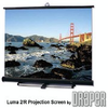 Large, Portable Spring-Roller Operated Projection Screen - Luma 2/R - Visual Sound, Inc.