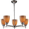 10155/5PC-C Mid. Chandeliers-Glass Up - 638211 - Capital Lighting, Inc.