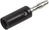 Plug, Banana 4Mm Black (Pk 2) Rohs Compliant Pro Signal - 78AH2158 - Newark, An Avnet Company