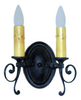 Bordeaux Double Candle - WS48.DC - Steven Handelman Studios