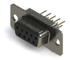 D Sub Conn, Rcpt, De, 9Pos, Solder; D Sub Connector Type Edac - 31AK8830 - Newark, An Avnet Company