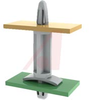 Support Lock, Circuit Board; Nylon 6/6;Snap-In; Natural; 3/8 +0.015 in.; 7/32 - 70208534 - Allied Electronics, Inc.