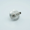 MHV Coaxial Feedthrough, 1 Pin, Floating Shield, 2.16″ QF / KF Flange - A0316-3-QF - MPF Products, INC.