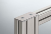 Cap 8 80x40 Zn, white aluminium, similar to RAL 9006 -- 0.0.679.72 - Image
