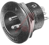 XLR Receptacle; Male; 0.813 in.; 1.109 in. - 70214149 - Allied Electronics, Inc.