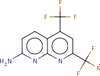 5,7-Bis(trifluoromethyl)[1,8]naphthyridin-2-amine -- 3H30-3-X2 - Image