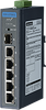 4GE PoE+1G+1G SFP, Unmanaged Ethernet Switch, IEEE802.3af/at, 24~48VDC(BE version), 48V~53VDC(AE Version), -40~75℃ -- EKI-2706G-1GFPI-BE - Image