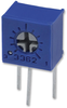 Trimmer, Pot, 1Kohm, 10%, 1Turn, Th; Track Resistance Bourns - 06X9092 - Newark, An Avnet Company