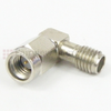 RA SSMA Male (Plug) to SSMA Female (Jack) Adapter, Nickel Plated Brass, 1.3 VSWR -- SM3717 - Image