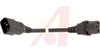 Cord, Power 10 A 0.6 m Black Plug 3 1 mm - 70116089 - Allied Electronics, Inc.