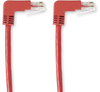 10FT Red CAT6 250MHz Angled Patch Cable UTP CM Down-Down - EVNSL236-0010-90DD - Black Box