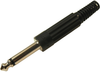 P2C Mono Plug, 6.35Mm, Cable, Black; No. Of Contacts Multicomp Pro - 59AJ2211 - Newark, An Avnet Company