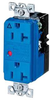 Connector, Duplex Receptacle, 20A, 125Vac, Blue; Connector Type Hubbell Wiring Devices - 88H8298 - Newark, An Avnet Company