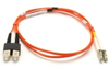 Multimode, 50-Micron Duplex Fiber Optic Cable, PVC, LC-SC, 2-m (6.5-ft.) - EFN6021-002M - Visual Sound, Inc.