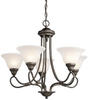 2557OZ Mid. Chandeliers-Glass Up - 347844 - Capital Lighting, Inc.