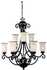 31147-814 Mid. Chandeliers-Glass Up - 754027 - Capital Lighting, Inc.