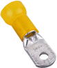 Terminal, Ring Tongue, #10, Crimp Yellow; Stud Size - Metric Abb - Thomas & Betts - 73H0448 - Newark, An Avnet Company