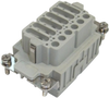 Heavy Duty Insert, Rcpt, 18Pos+Pe, 14Awg; Product Range Ilme - 06AC1227 - Newark, An Avnet Company