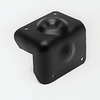 Black Steel Stackable Cabinet Corner Protector; Accessory Type Penn Elcom - 31T9402 - Newark, An Avnet Company